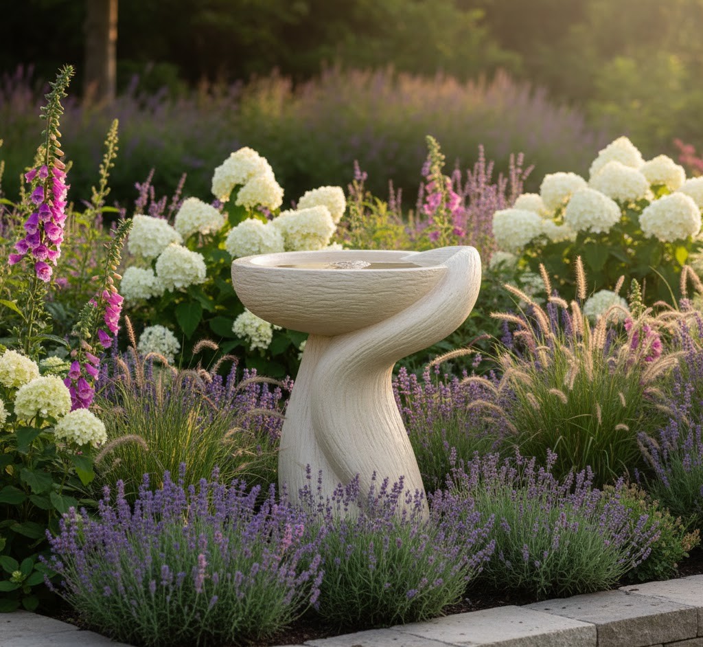 Natuurlijk waterornament